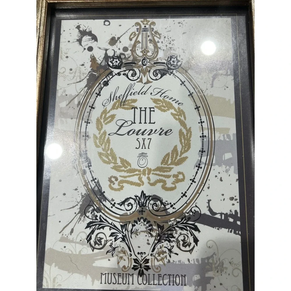 Sheffield Home Picture Frame The Louvre Museum Collection‎ 5x7 Antique looking
